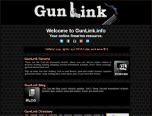 Tablet Screenshot of gunlink.info